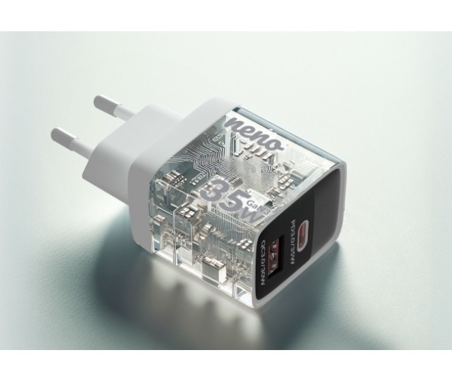 Adaptor priza 35w cu incarcare rapida si protectie supracurent