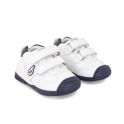 Adidasi primii pasi pentru copii biomecanics 221001-a, azul (marime: 23 (14,2-14,7 cm))