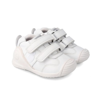 Adidasi primii pasi pentru copii biomecanics 221001-c, blanco (marime: 18 (10,8-11,5 cm))