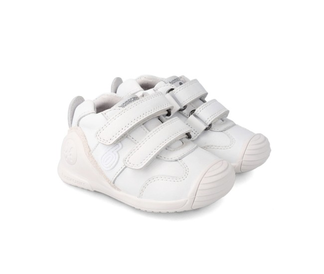 Adidasi primii pasi pentru copii biomecanics 221001-c, blanco (marime: 18 (10,8-11,5 cm)) Adidasi primii pasi pentru copii biomecanics 221001-c, blanco (marime: 18 (10,8-11,5 cm))