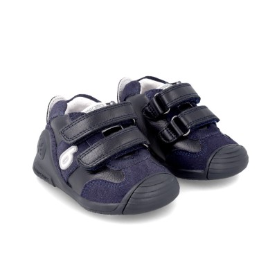 Adidasi primii pasi pentru copii biomecanics 221002-a, bleumarine (marime: 18 (10,8-11,5 cm)) Adidasi primii pasi pentru copii biomecanics 221002-a, bleumarine (marime: 18 (10,8-11,5 cm))