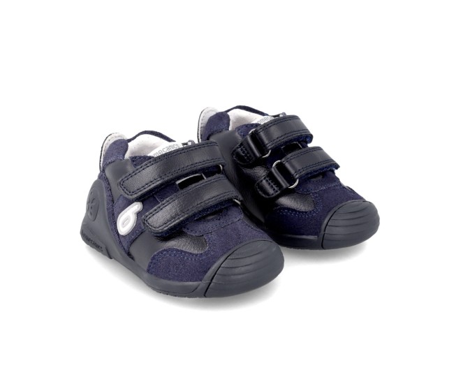 Adidasi primii pasi pentru copii biomecanics 221002-a, bleumarine (marime: 18 (10,8-11,5 cm)) Adidasi primii pasi pentru copii biomecanics 221002-a, bleumarine (marime: 18 (10,8-11,5 cm))