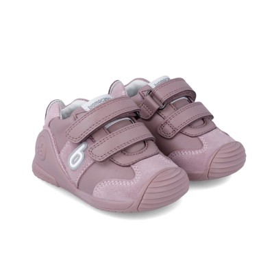 Adidasi primii pasi pentru copii biomecanics 221002-b, roz (marime: 18 (10,8-11,5 cm)) Adidasi primii pasi pentru copii biomecanics 221002-b, roz (marime: 18 (10,8-11,5 cm))