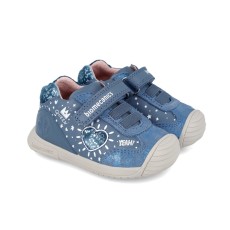 Adidasi primii pasi pentru copii biomecanics 241109, albastru (marime: 19 (11,6-12,1 cm))