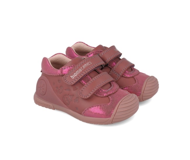 Adidasi primii pasi pentru copii biomecanics 251101-b, roz (marime: 22 (13,5-14,1 cm)) Adidasi primii pasi pentru copii biomecanics 251101-b, roz (marime: 22 (13,5-14,1 cm))