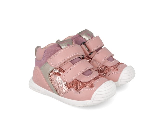 Adidasi primii pasi pentru copii biomecanics 251108-b, roz (marime: 24 (14,8-15,4 cm)) Adidasi primii pasi pentru copii biomecanics 251108-b, roz (marime: 24 (14,8-15,4 cm))