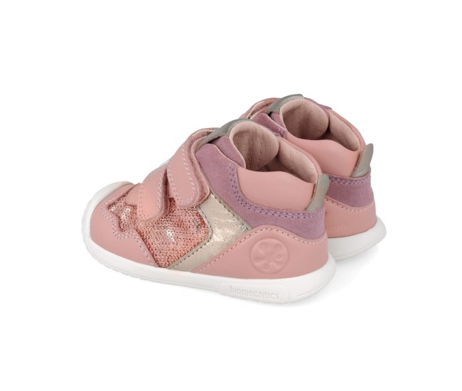 Adidasi primii pasi pentru copii biomecanics 251108-b, roz (marime: 24 (14,8-15,4 cm)) Adidasi primii pasi pentru copii biomecanics 251108-b, roz (marime: 24 (14,8-15,4 cm))