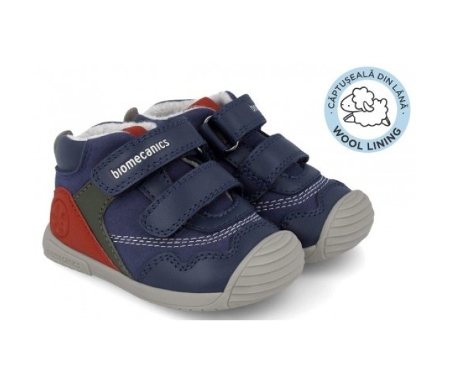 Adidasi primii pasi pentru copii biomecanics 251125-a, bleumarine (marime: 19 (11,6-12,1 cm)) Adidasi primii pasi pentru copii biomecanics 251125-a, bleumarine (marime: 19 (11,6-12,1 cm))