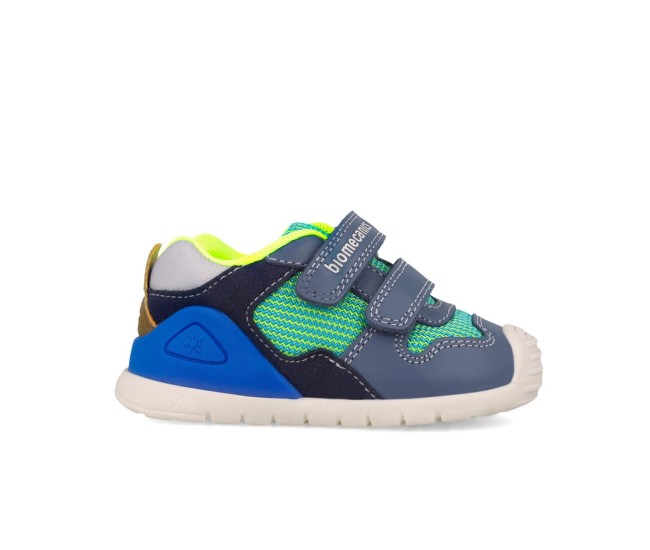 Adidasi primii pasi pentru copii biomecanics 252120, albastru (marime: 22 (13,5-14,1 cm))