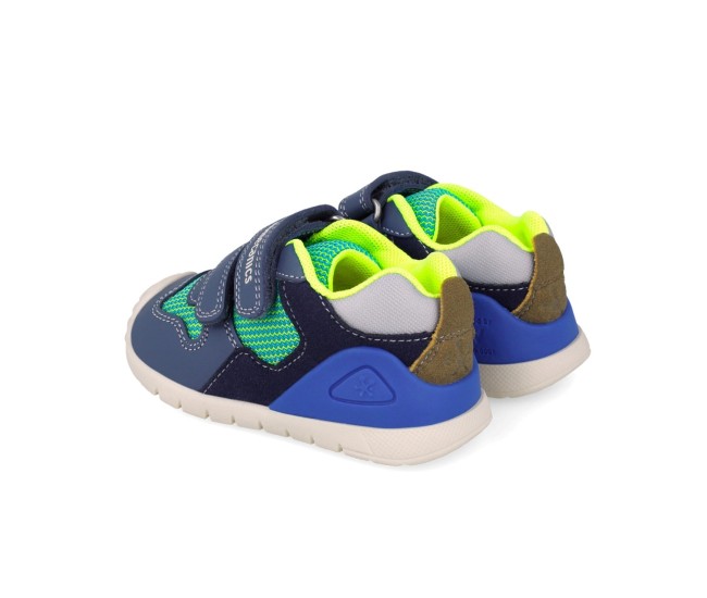 Adidasi primii pasi pentru copii biomecanics 252120, albastru (marime: 22 (13,5-14,1 cm))