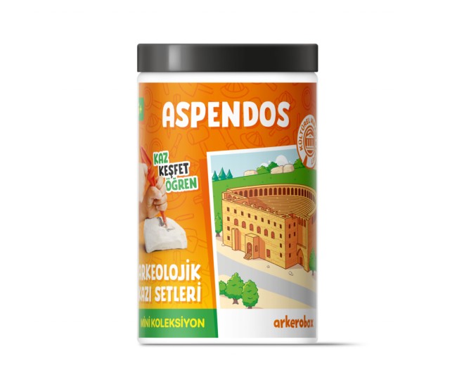 Arkerobox - mini set arheologic educational si puzzle 3d, aspendos Arkerobox - mini set arheologic educational si puzzle 3d, aspendos