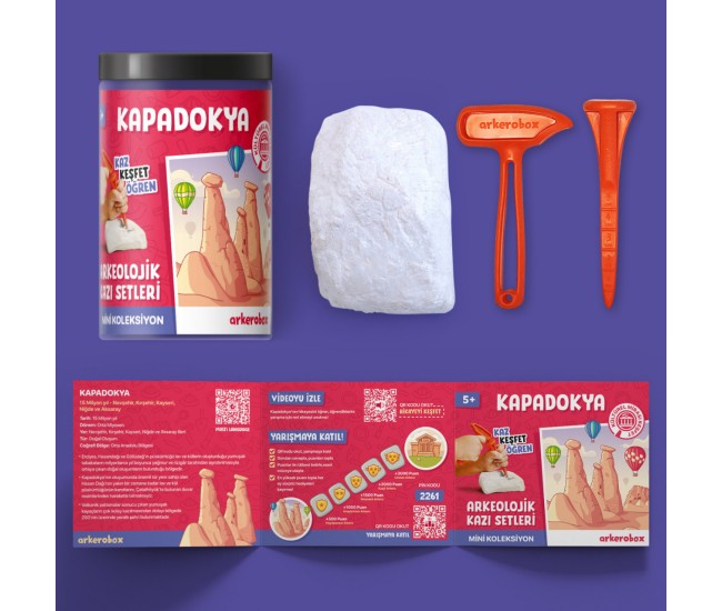 Arkerobox - mini set arheologic educational si puzzle 3d, cappadocia Arkerobox - mini set arheologic educational si puzzle 3d, cappadocia