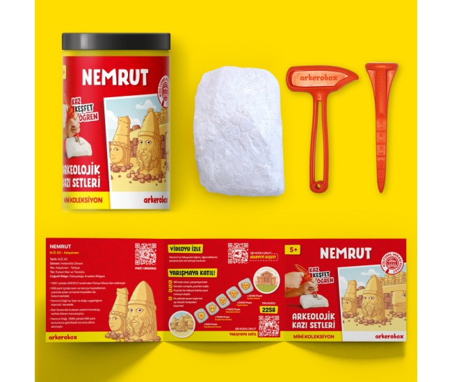 Arkerobox - mini set arheologic educational si puzzle 3d, nemrut Arkerobox - mini set arheologic educational si puzzle 3d, nemrut
