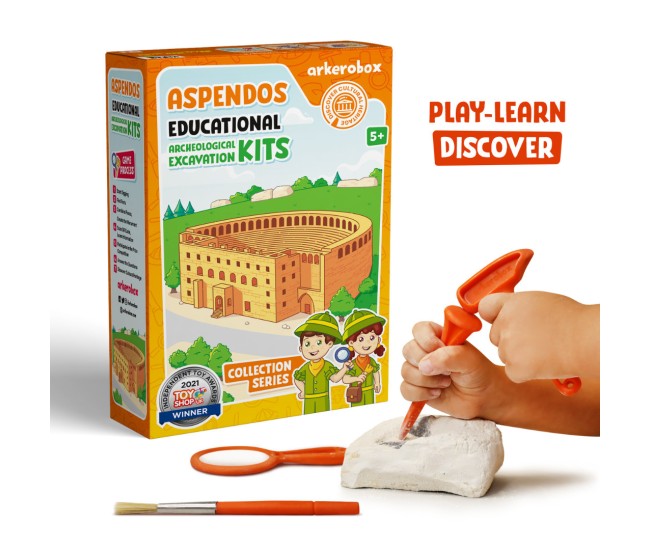Arkerobox - set arheologic educational si puzzle 3d, aspendos Arkerobox - set arheologic educational si puzzle 3d, aspendos