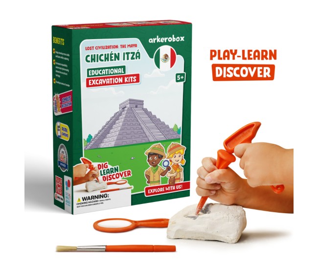 Arkerobox - set arheologic educational si puzzle 3d, chichen itza Arkerobox - set arheologic educational si puzzle 3d, chichen itza