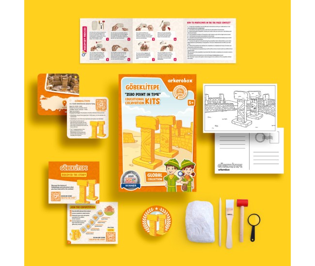 Arkerobox - set arheologic educational si puzzle 3d, gobekli tepe Arkerobox - set arheologic educational si puzzle 3d, gobekli tepe