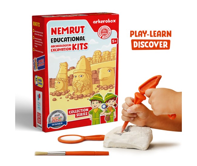 Arkerobox - set arheologic educational si puzzle 3d, nemrut Arkerobox - set arheologic educational si puzzle 3d, nemrut