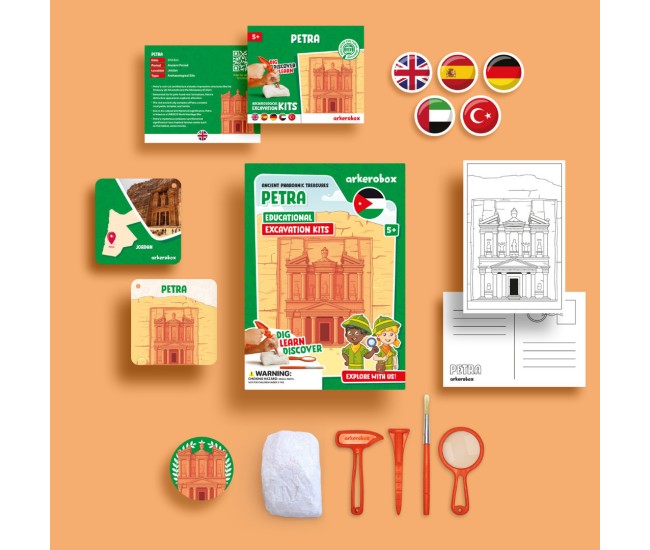 Arkerobox - set arheologic educational si puzzle 3d, petra Arkerobox - set arheologic educational si puzzle 3d, petra