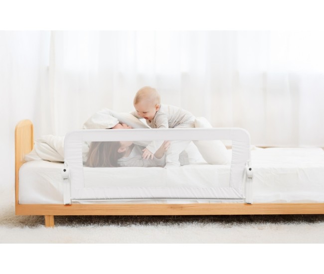 Bariera de protectie, babyjem, 120 x 48,5 cm, alb Bariera de protectie, babyjem, 120 x 48,5 cm, alb