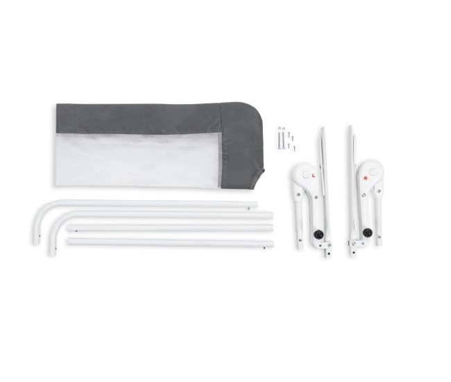 Bariera de protectie, babyjem, 120 x 48,5 cm, gri Bariera de protectie, babyjem, 120 x 48,5 cm, gri