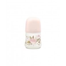 Biberon 150 ml tetină fiziologică sx pro cu debit lent roz gold premium