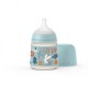 Biberon din silicon, 150ml, sx pro debit lent, albastru, suavinex Biberon din silicon, 150ml, sx pro debit lent, albastru, suavinex