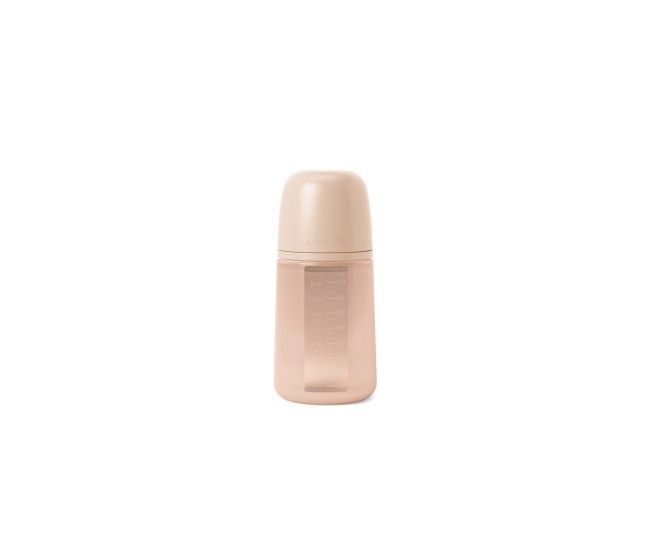 Biberon din silicon, 240ml, colour essence sx pro debit mediu, nude Biberon din silicon, 240ml, colour essence sx pro debit mediu, nude