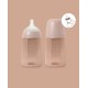 Biberon din silicon, 240ml, colour essence sx pro debit mediu, nude Biberon din silicon, 240ml, colour essence sx pro debit mediu, nude