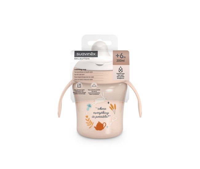 Cană antrenament, 200 ml, roz, wonder, suavinex Cană antrenament, 200 ml, roz, wonder, suavinex