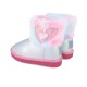 Cizmulite pentru fetite inimioara, agatha ruiz de la prada, argintiu (marime: 29 (18,2-18,7 cm))