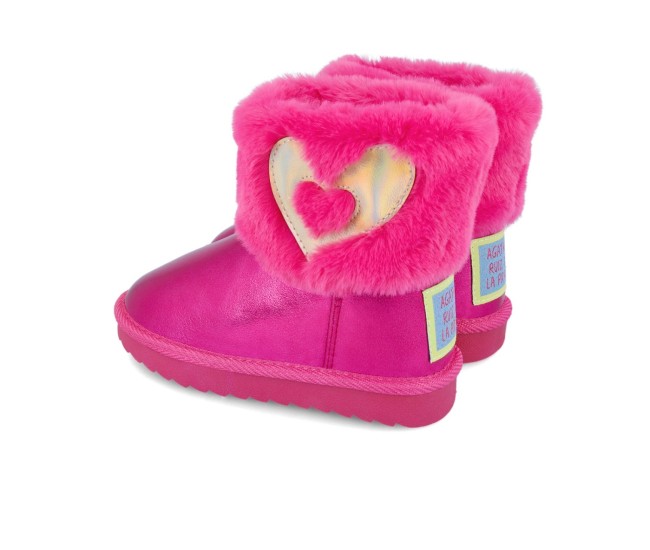 Cizmulite pentru fetite inimioara, agatha ruiz de la prada, fucsia (marime: 28 (17,5-18,1 cm)) Cizmulite pentru fetite inimioara, agatha ruiz de la prada, fucsia (marime: 28 (17,5-18,1 cm))