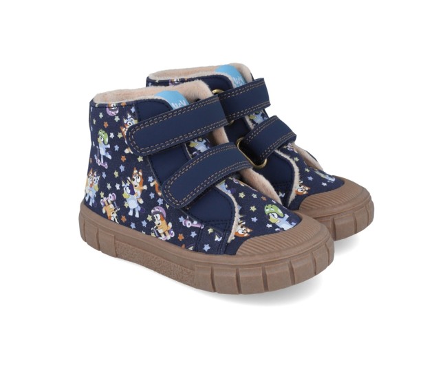 Ghete bluey 251858-a, bleumarin, garvalin (marime: 26 (16,2-16,7 cm)) Ghete bluey 251858-a, bleumarin, garvalin (marime: 26 (16,2-16,7 cm))