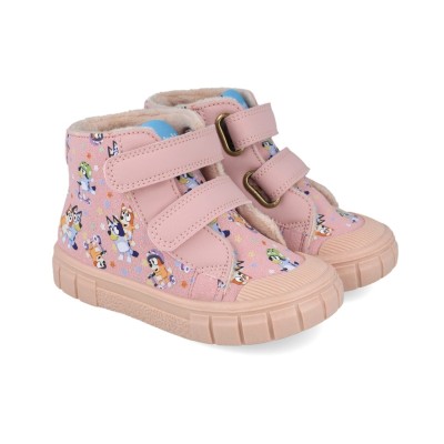 Ghete bluey 251858-b, roz, garvalin (marime: 30 (18,8-19,4 cm))