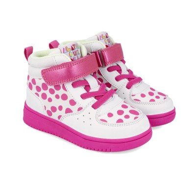Ghetute pentru fetite cu buline, agatha ruiz de la prada, alb (marime: 29 (18,2-18,7 cm))