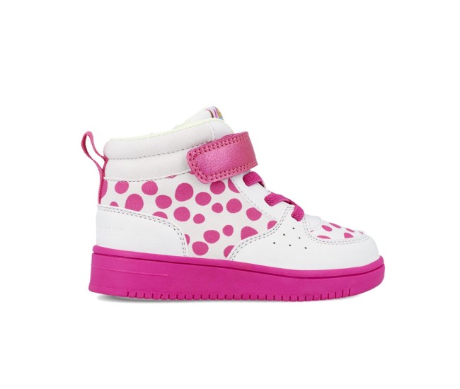 Ghetute pentru fetite cu buline, agatha ruiz de la prada, alb (marime: 25 (15,5-16,1 cm))