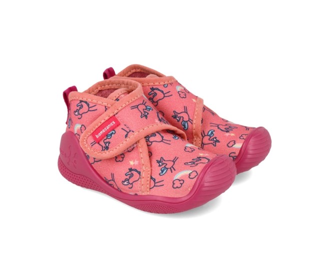 Incaltaminte de interior biomecanics 251143-b zapatilla estampada, corai (marime: 18 (10,8-11,5 cm)) Incaltaminte de interior biomecanics 251143-b zapatilla estampada, corai (marime: 18 (10,8-11,5 cm))