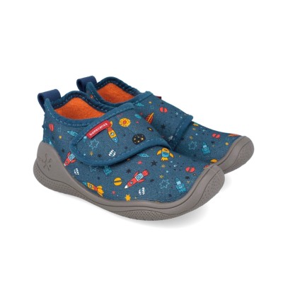 Incaltaminte de interior biomecanics 251282-a zapatilla estampada, bleumarine (marime: 30 (18,8-19,4 cm))