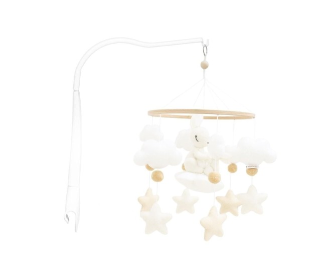 Neno bani – carusel pentru pătuț cu suport de prindere