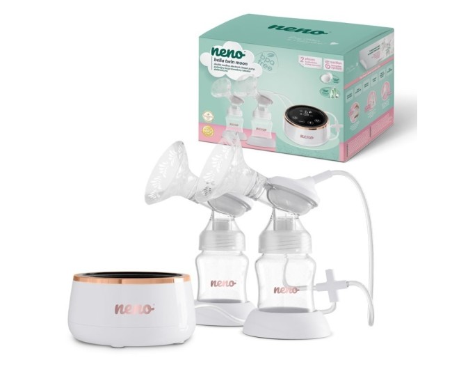 Neno bella twin moon - pompă de sân electrică dublă, fără fir Neno bella twin moon - pompă de sân electrică dublă, fără fir
