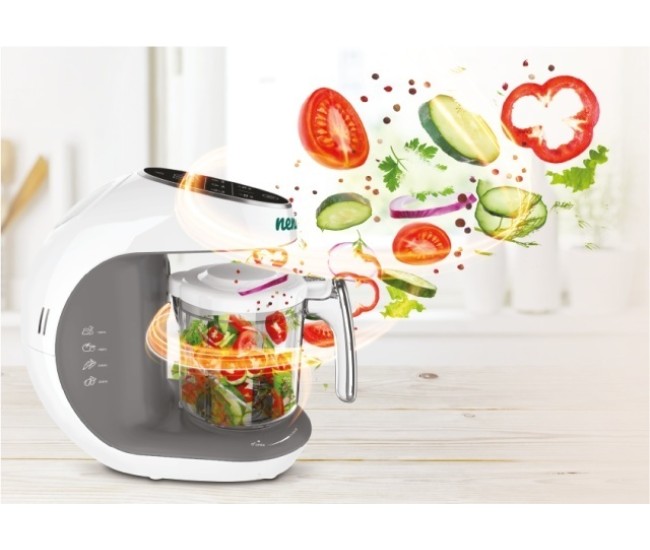 Neno cibo – blender pentru copii cu funcție de gătire la abur Neno cibo – blender pentru copii cu funcție de gătire la abur