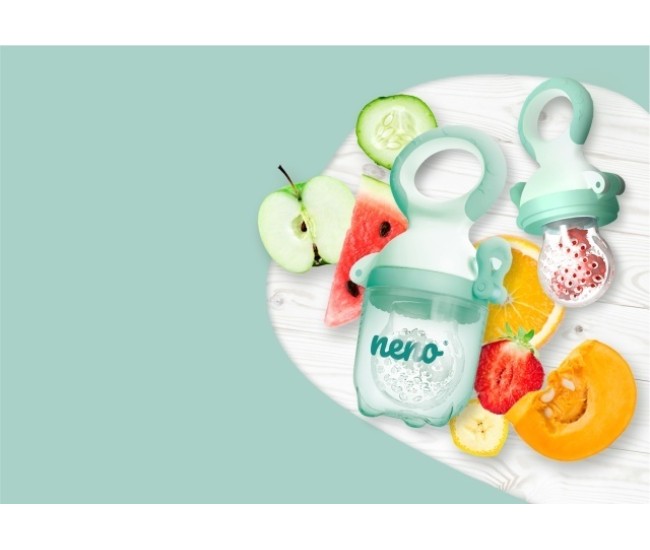 Neno frutta – suzeta pentru fructe cu 3 tetine incluse