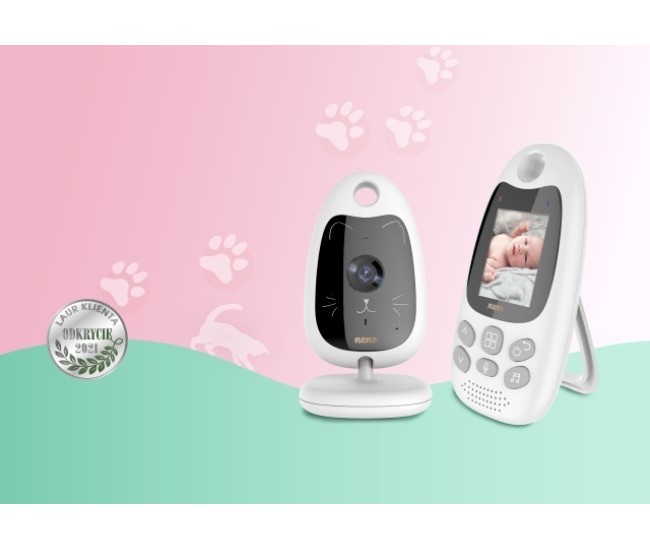 Neno gato 2 – monitor electronic pentru bebeluși cu receptor wireless Neno gato 2 – monitor electronic pentru bebeluși cu receptor wireless