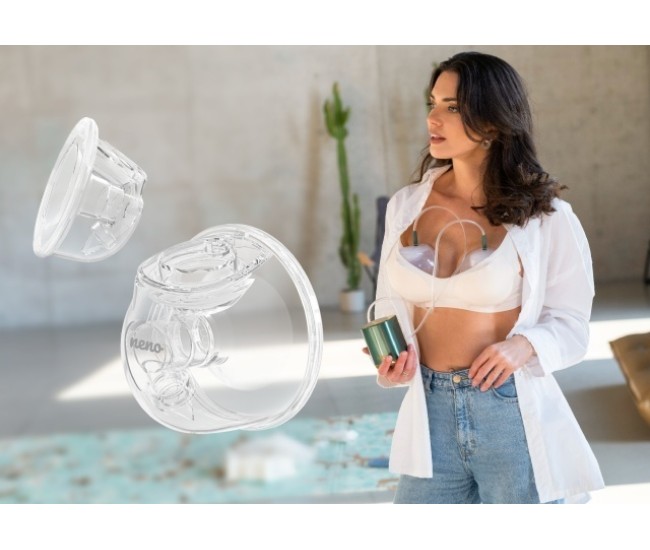 Neno muszle – 2 cupe hands free pentru pompe de sân Neno muszle – 2 cupe hands free pentru pompe de sân