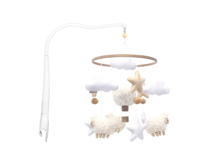 Neno nelu – carusel pentru pătuț cu suport de prindere