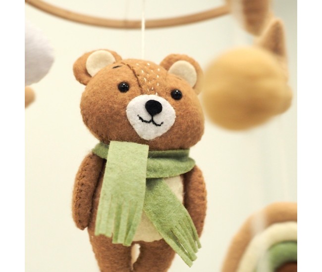 Neno pico – carusel pentru pătuț cu suport de prindere