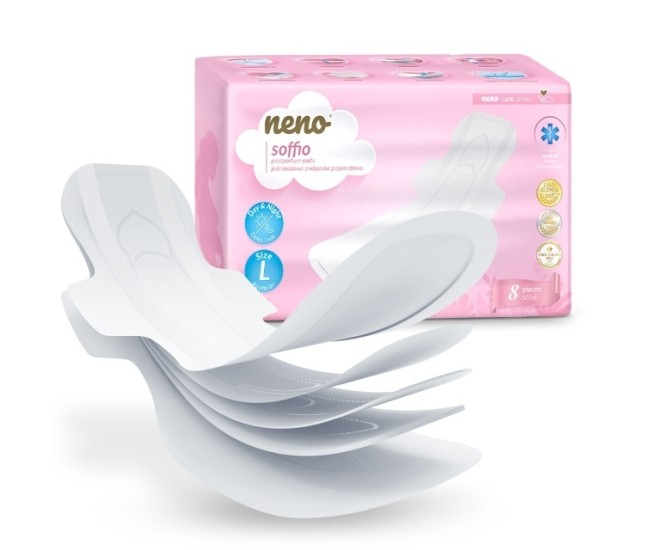 Neno soffio – absorbante postpartum de unică folosință, 8 buc. Neno soffio – absorbante postpartum de unică folosință, 8 buc.