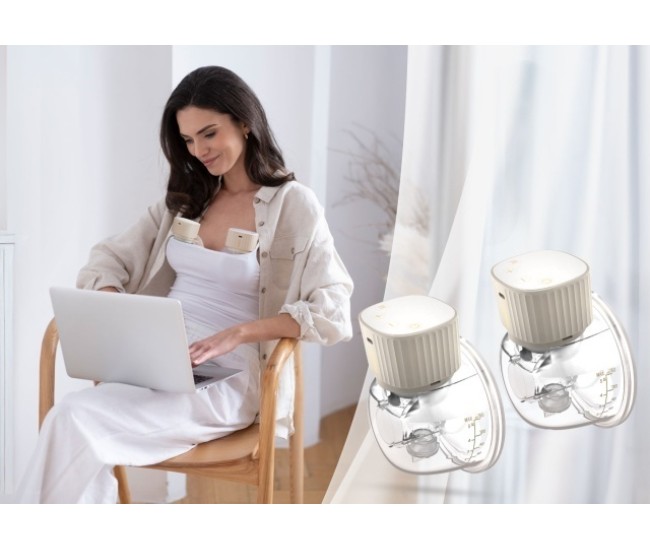 Neno vento twin – pompă de sân electrică wireless, cu trei faze Neno vento twin – pompă de sân electrică wireless, cu trei faze