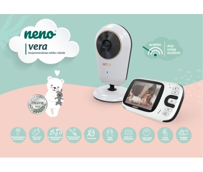 Neno vera – baby monitor cu receptor wireless Neno vera – baby monitor cu receptor wireless