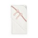 Paturica pentru nou nascut, 100% bumbac organic, bow, babycosy, powder Paturica pentru nou nascut, 100% bumbac organic, bow, babycosy, powder