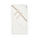 Paturica pentru nou nascut, 100% bumbac organic, bow, babycosy, stone Paturica pentru nou nascut, 100% bumbac organic, bow, babycosy, stone